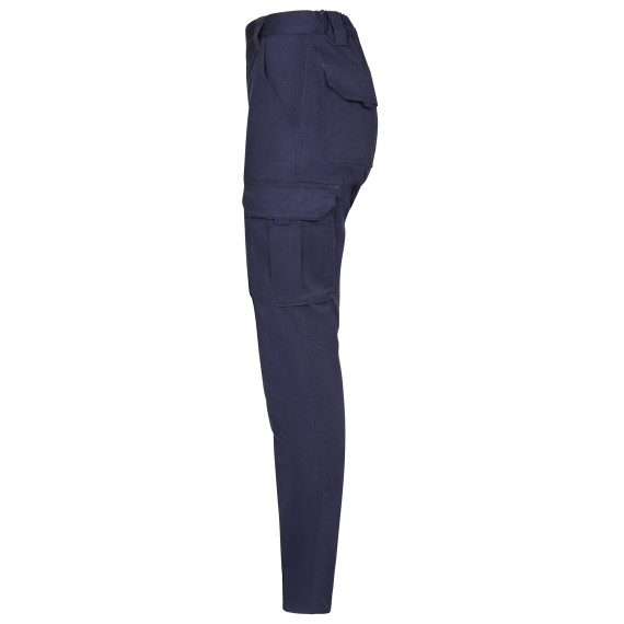 Pantaloni da donna per magazzino con tasche e elastico in vita, tessuto stretch VELILLA 103002SW