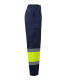 Bicolor multi-pocket high visibility pants with pleats VELILLA Series 303003