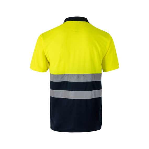 High visibility bicolor basic polo short sleeve VELILLA Series 305504