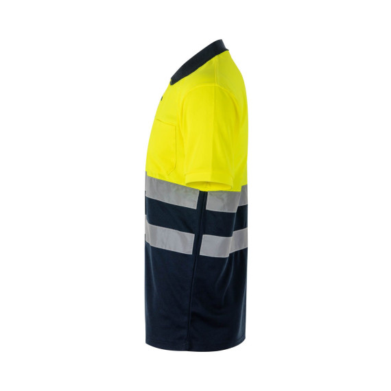 Hochsichtbare bicolor Kurzarmpoloshirt VELILLA Serie 305504