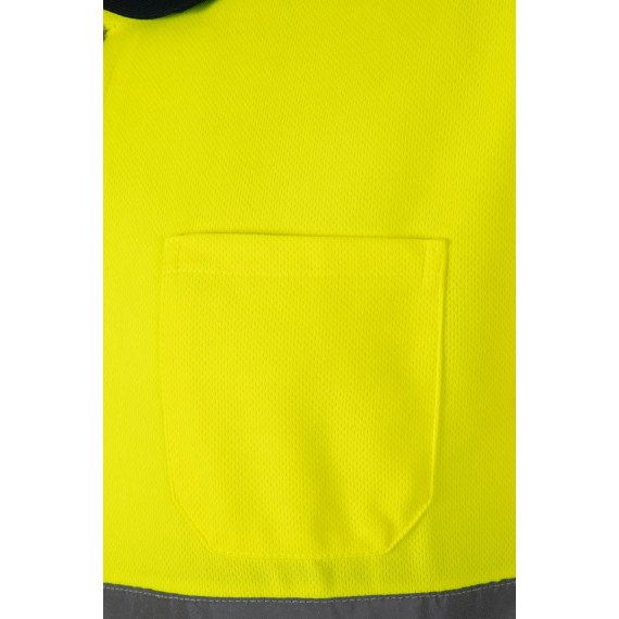 High visibility bicolor basic polo short sleeve VELILLA Series 305504