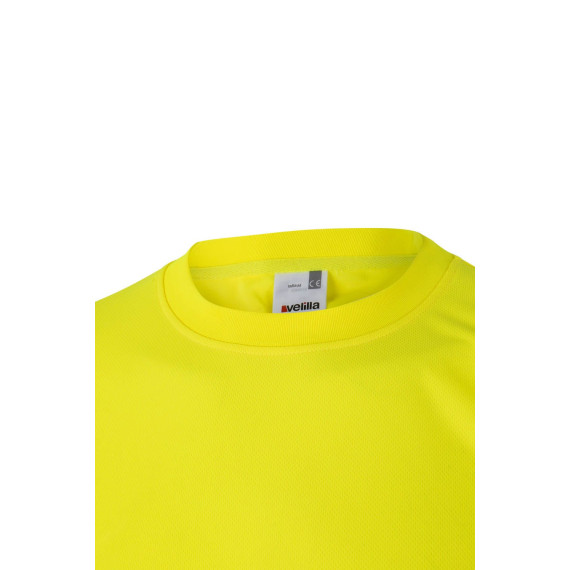Camiseta técnica de alta visibilidade com cintas refletoras VELILLA Série 305505