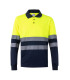 Polo bicolore à manches longues de haute visibilité VELILLA BASIC Série 305507