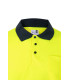 Polo bicolore à manches longues de haute visibilité VELILLA BASIC Série 305507