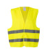 Gilet haute visibilité avec velcro et deux bandes réfléchissantes EN471 VELILLA Série 14001