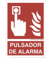 Pulsador de alarma, cartel de socorro para industrias COFAN