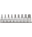 Rail game with clip for dice with 1/2" hexagonal tip, 9 pieces TENGTOOLS