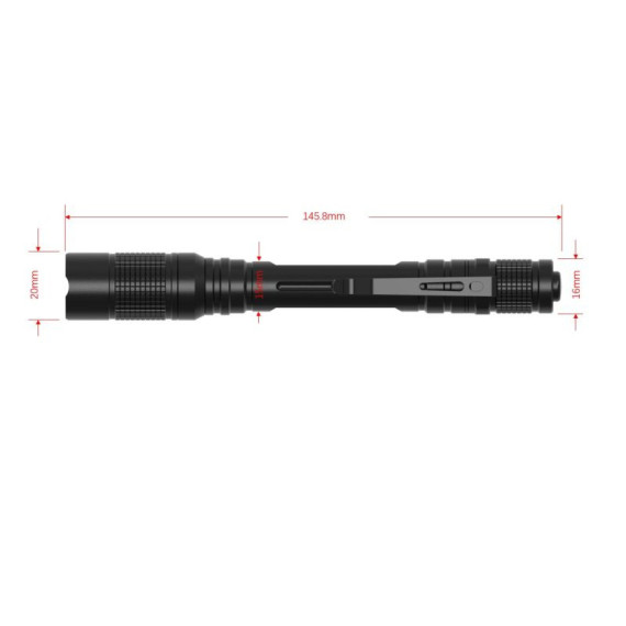 Linterna recargable LR250 - 380 LM METALWORKS