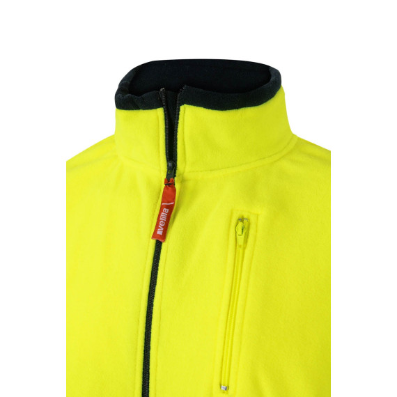 Bicolor hochsichtbare Winterjacke aus Fleece VELILLA Serie 183