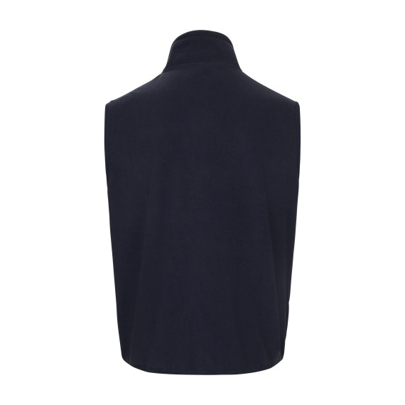 Fleece vest with pockets in microfiber fabric in various colors VELILLA Series 105905