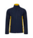 Bicolor Soft Shell für Unternehmensuniformen aus Polyestergewebe VELILLA Serie 106004