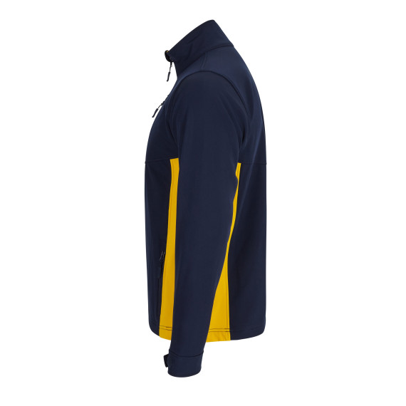 Bicolor Soft Shell für Unternehmensuniformen aus Polyestergewebe VELILLA Serie 106004