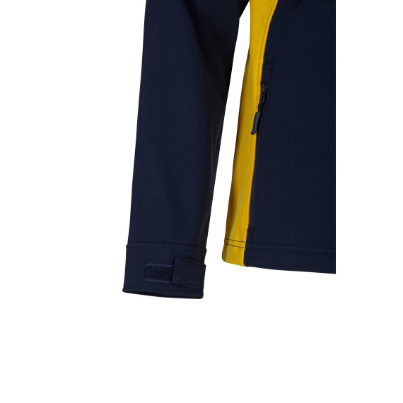 Bicolor Soft Shell für Unternehmensuniformen aus Polyestergewebe VELILLA Serie 106004