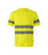 Camiseta técnica de Alta Visibilidade de manga curta com cintas refletoras em tecido Bird Eye VELILLA Série 305602