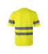 Technisches T-Shirt mit kurzer Ärmel in hoher Sichtbarkeit mit reflektierenden Streifen aus Bird Eye-Gewebe VELILLA Serie 305602