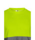 T-shirt à manches courtes de Haute Visibilité avec des bandes réfléchissantes sur le torse et les manches en coton VELILLA Série