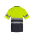 Breathable cotton bicolor short sleeve t-shirt with High Visibility straps VELILLA Series 305613