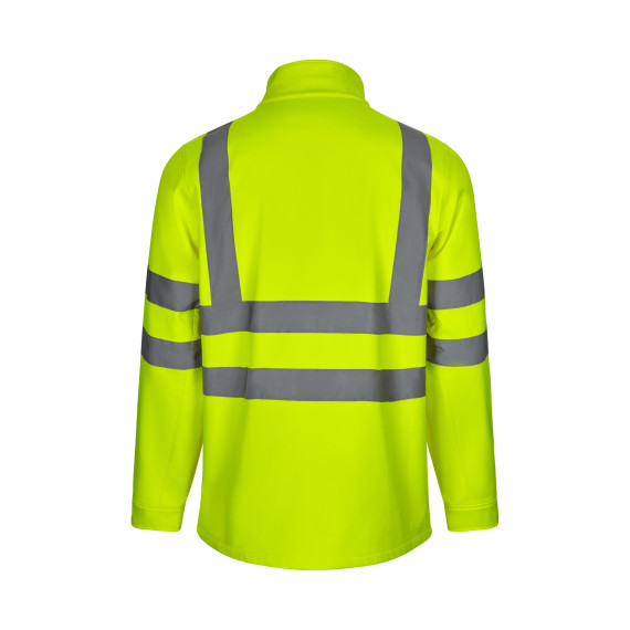 Chaqueta de Alta Visibilidad con cintas reflectantes EN471 en tejido softshell VELILLA Serie 306005