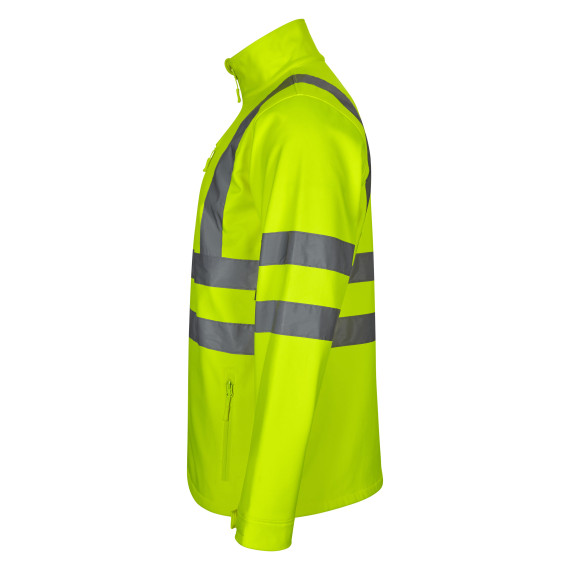 Chaqueta de Alta Visibilidad con cintas reflectantes EN471 en tejido softshell VELILLA Serie 306005