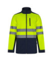 SOFT SHELL TWO-COLOR High Visibility Jacket. Series 306006