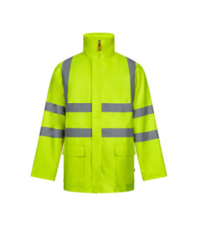 4-in-1 parka with high visibility reflective strips for night work VELILLA 306007