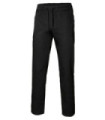 Kitchen pants with pockets in black poplin fabric VELILLA 403006