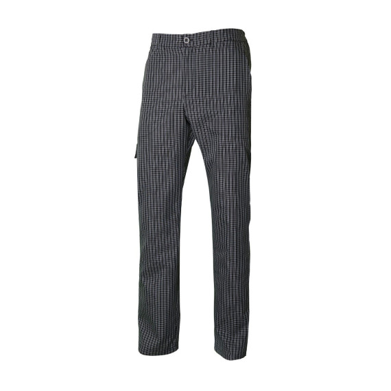 Pantalón cocina a cuadros con cinturilla elástica VELILLA 403008