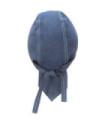 Cappello da cucina con strisce alle estremità in denim scuro VELILLA 404007