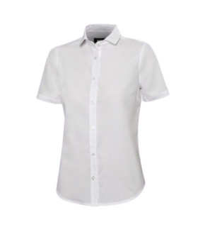 Camisa de manga curta para mulher secretária VELILLA 405010