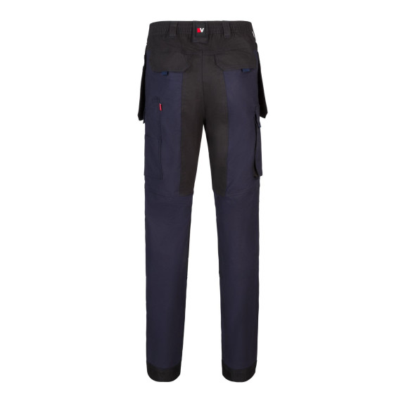 Stretch-Canvas-Hose aus Oxford-Gewebe, zweifarbig VELILLA 103019S
