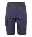 Work shorts with floating pockets in stretch canvas fabric VELILLA Series 103029S