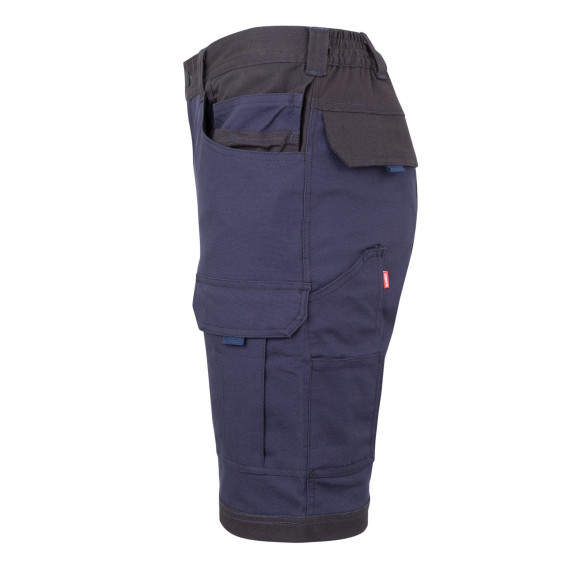 Work shorts with floating pockets in stretch canvas fabric VELILLA Series 103029S