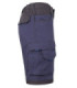 Work shorts with floating pockets in stretch canvas fabric VELILLA Series 103029S
