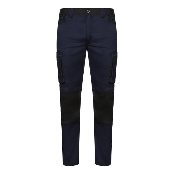 Bicolor work pants stretch fabric VELILLA 103031S
