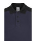 Polo Stretch Langarm mit bicolor Details am Kragen und an den Bündchen VELILLA 105529S