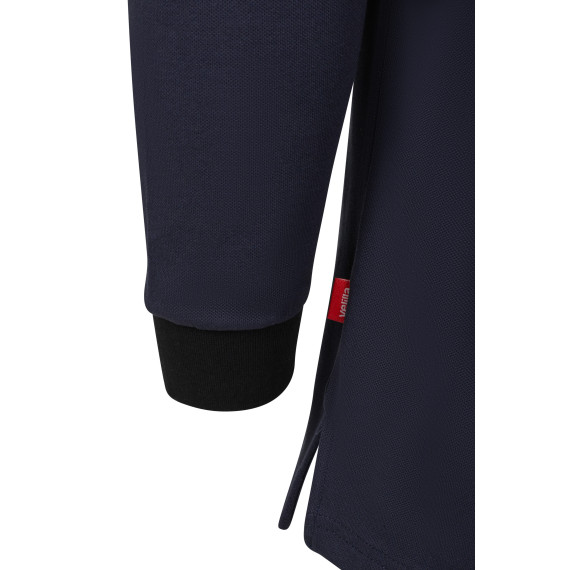 Polo Stretch Langarm mit bicolor Details am Kragen und an den Bündchen VELILLA 105529S