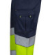 Pantaloni bicolore ad Alta Visibilità con bande riflettenti Reflatex RS in tessuto elasticizzato VELILLA Serie 303008S