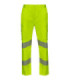 Fluorescent pants with stretch leg straps AV safety seam VELILLA 303009S