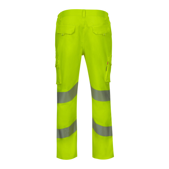 Fluoreszierende Hose mit Bändern an den Beinen, Stretch, Sicherheitsnaht VELILLA 303009S