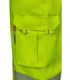 Fluorescent pants with stretch leg straps AV safety seam VELILLA 303009S