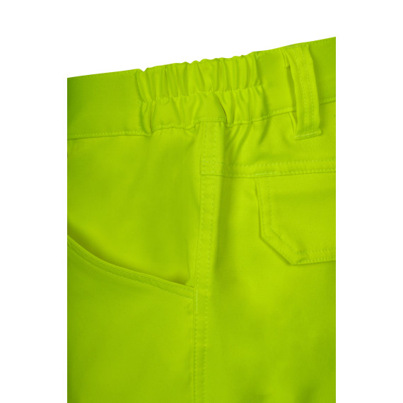Fluorescent pants with stretch leg straps AV safety seam VELILLA 303009S