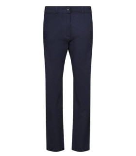 Calças chino stretch femininas com bolsos para escritório VELILLA 403012S
