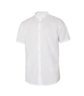 Camicia da uomo stretch a maniche corte per l'ospitalità VELILLA 405012S