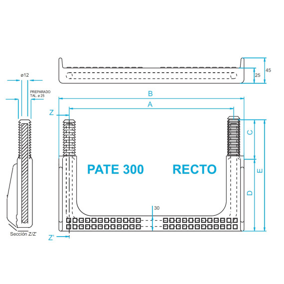 Paté pour Wells, Silos, Arches 300mm (Réf. MH1)