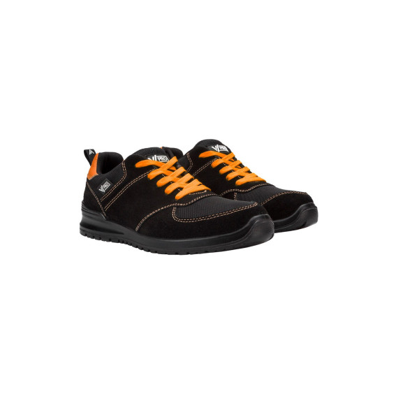 Sapatilha de segurança industrial VITAL S1P ESD SRC preto laranja VELILLA 707004C