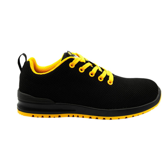 Chaussures de sécurité S1P ESD SRC sans métal jaune noir VELILLA 707007Y