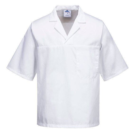 Short sleeve classic collar baker shirt white PORTWEST 2209