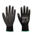 Guante con la palma de PU sin látex galga 13 (Bolsa expositora) PORTWEST A128 (12 pares)