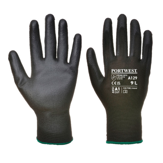Gants de manipulation avec paume en PU (480 paires) PORTWEST A129