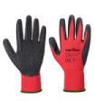 Guante Flex Grip Látex galga 13, soporte sin costuras PORTWEST A174 (12 pares)